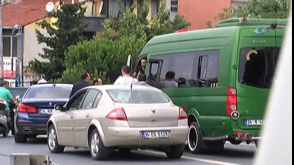 İstanbul’da Yol Verme Kavgası Kamerada
