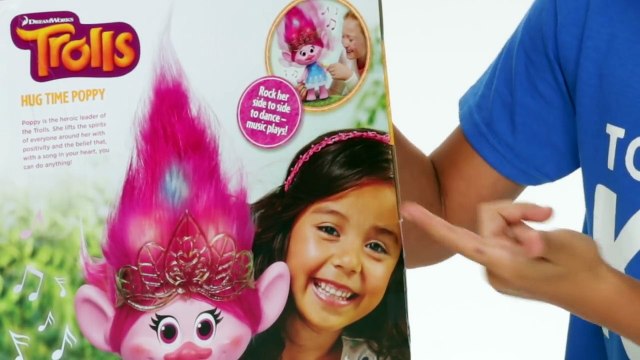 Kids Unboxing Toys - Episode 9 - DREAMWORKS TROLLS HUG TIME POPPY