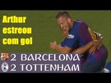 Barcelona 2 (5 x 3) 2 Tottenham - ARTHUR ESTREOU COM GOL ! Melhores Momentos - Champions Cup 2018