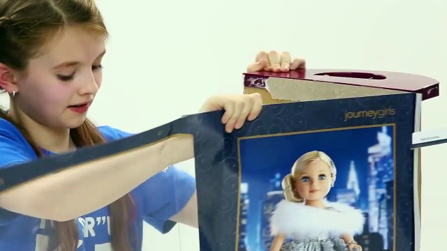Kids Unboxing Toys - Journey Girls Holiday Blonde Doll