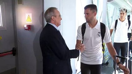 Así fue la llegada del Madrid a Miami