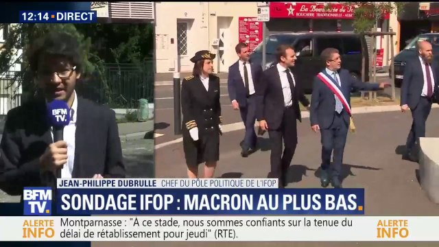 Macron en baisse dans les sondages: Il n'y a pas de rupture totale avec l'opinion , estime l'IFOP
