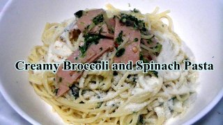 Creamy Broccoli and Spinach Pasta | Healthy Pasta Recipe | Spinach and Broccoli Pasta