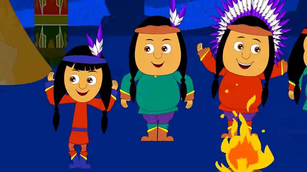 Ten Little Indians | Nursery Rhymes | Popular Nursery Rhymes by KidsCamp