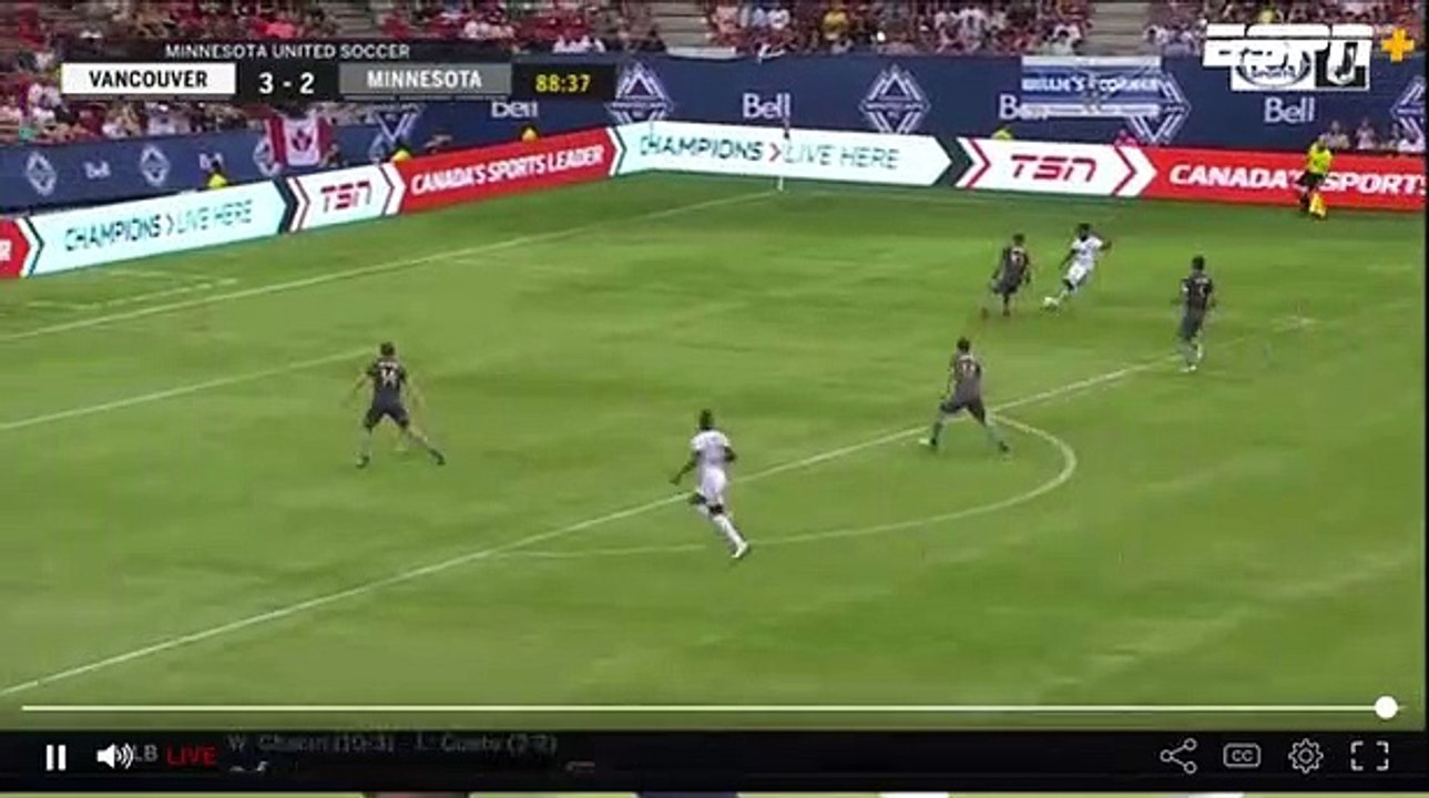 Alphonso Davies 2nd goal vs Minnesota United ([4]-2)
