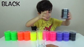 Jason Learns Colors for Kids with Slime Buckets