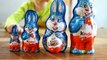 5 different Kinder Surprise Easter Bunnies some Kinder Eggs and Big Package