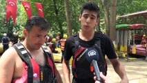 Raftingcilerde altın madalya sevinci - DÜZCE