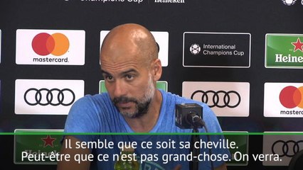 Man City - Guardiola réagit à la blessure de Mahrez