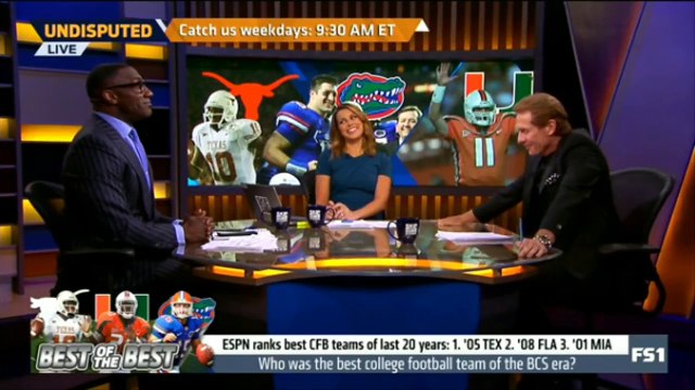 Undisputed: Skip and Shannon (7/27/2018) - Who was the best college football team of the BCS era?