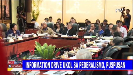 Information drive ukol sa Pederalismo, puspusan