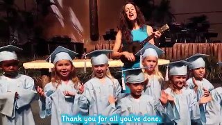 Graduation Song for Preschool, Thank you song for Kindergarten with lyrics | Patty Shukla