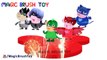 PJ Masks Jumping on the Bed | 5 Little Monkeys Jumping on the bed PJ Masks Song Kids