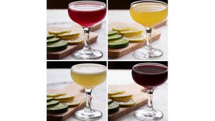 3-Ingredient Cocktails 4 Ways