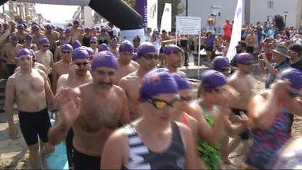 Çanakkale'de Troya Açık Su Yüzme Yarışı gerçekleşti