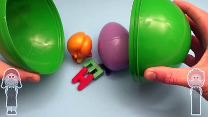 Disney Cars Surprise Egg Word Jumble! Spelling Fruits and Veggies! Lesson 21