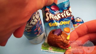 Learn Colours with Surprise Eggs and a Smarties Rainbow! Lession 10
