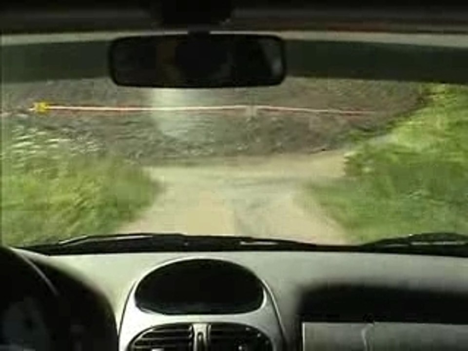 camera embarquée Rallye du chablisien benjamin MOSSON