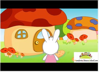 Chinese kids song Well-behaved Little Rabbit 儿歌-小兔子乖乖_动画animation
