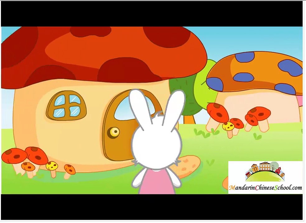 Chinese kids song Well-behaved Little Rabbit 儿歌-小兔子乖乖_动画animation