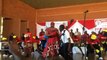 Get down ... Thokozani Khupe dancing at her party's campaign rally in Bulawayo on Saturday marking the end of election campaigns for the Monday polls. (Video: A