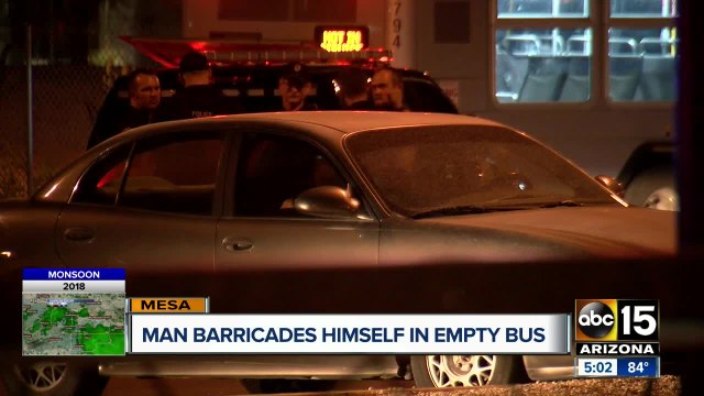 Barricade situation outside Superstition Springs Mallo