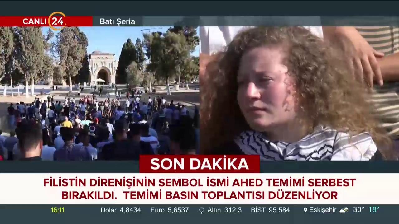 Ahed Temimi konuşuyor