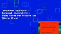 Best seller  Beethoven - Schubert - Hummel: Easy Piano Pieces with Practice Tips (Wiener Urtext