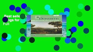 Best seller  Donizetti: 20 Songs for Low Voice  Full