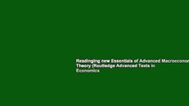 Readinging new Essentials of Advanced Macroeconomic Theory (Routledge Advanced Texts in Economics