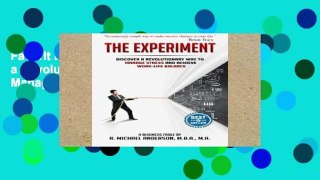 Favorit Book  The Experiment: Discover a Revolutionary Way to Manage Stress and Achieve Work-Life