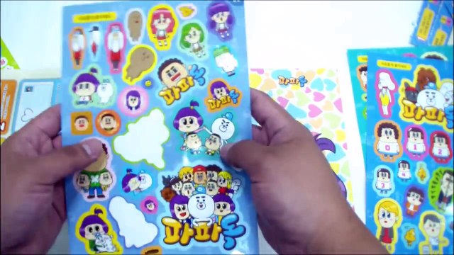 파파독 스티커 포스트카드 장난감 Papa Doc Sticker Post card Toy