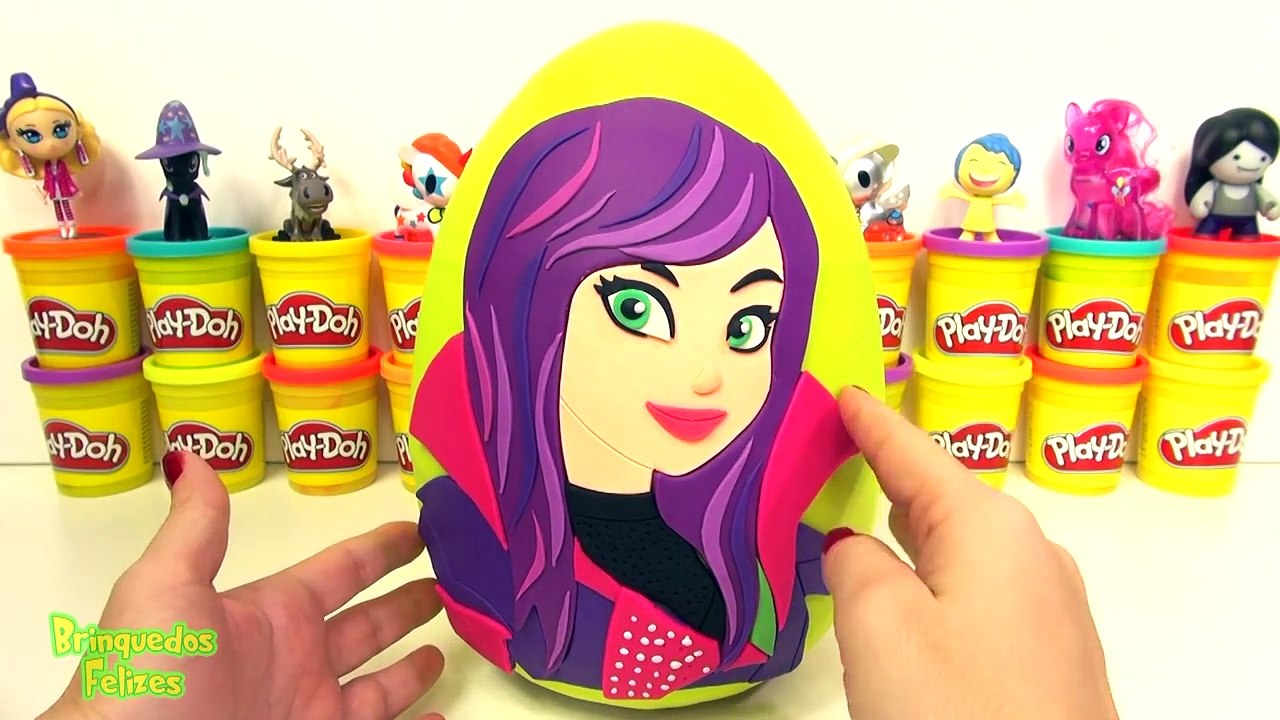 Ovo Surpresa Gigante da Mal de Descendentes em Português Brasil de Massinha Play Doh