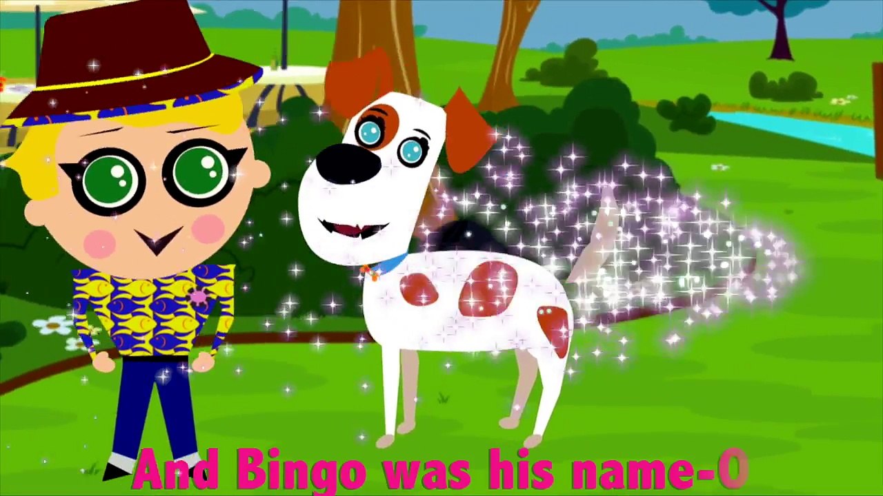 BINGO Dog Song - Nursery Rhyme With Lyrics | Best Cartoon For kids