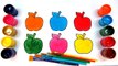 Coloring for Children to Learn Colors and Paint this Apples Coloring Pages Videos For Kids