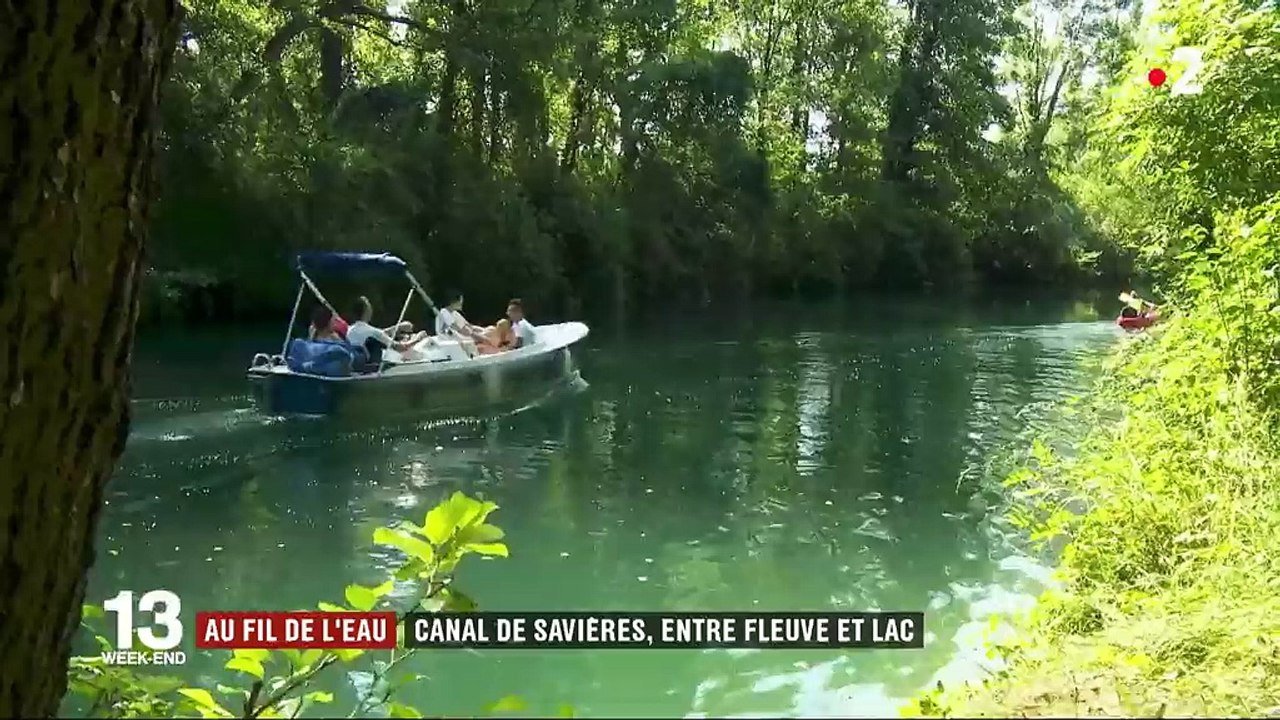 Au fil de l'eau : canal de Savières, entre fleuve et lac