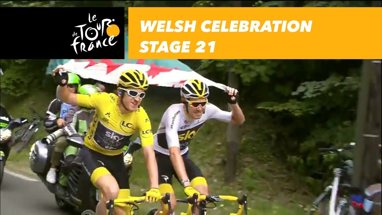 Fierté pour les Gallois / Welsh celebration - Étape 21 / Stage 21 - Tour de France 2018