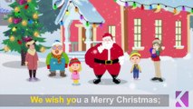 We Wish You A Merry Christmas | Full Carol With Lyrics | Christmas Carols For Kids