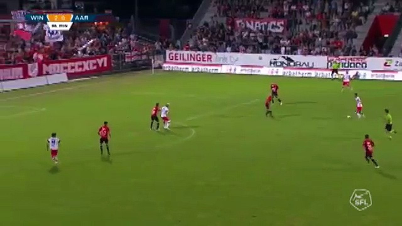 Winterthur 3:0 Aarau (Switzerland. Challenge League. 27 July 2018)