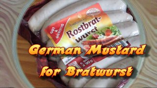 HOW TO MAKE German Mustard, Recipe, for Bratwurst Senf Rezept