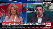 BREAKING NEWS VETERANS GROUP KNOCKS TRUMP FOR NOT VISITING A WAR ZONE  CNN