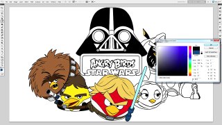 How to Color Angry Birds Star Wars Angry Birds Coloring Page