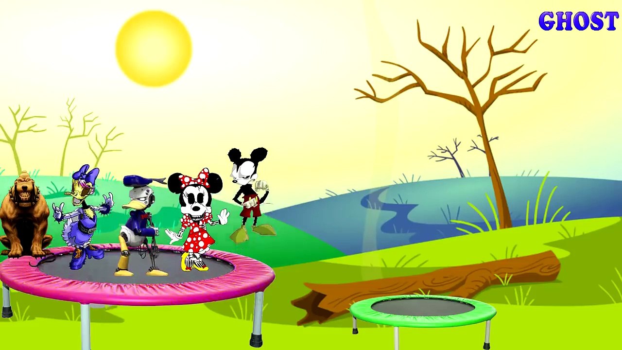 Five Little Mickey Mouse Jumping on the Bed! Mickey Mouse Clubhouse