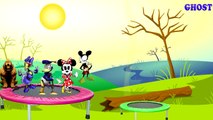 Five Little Mickey Mouse Jumping on the Bed! Mickey Mouse Clubhouse!