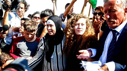 Palestinian teen activist Ahed Tamimi freed from jail