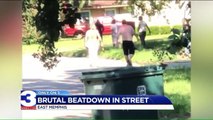 Cell Phone Video Shows Group Beating Man and His Stepchildren