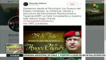 Recuerdan el cumpleaños del comandante Chávez en redes sociales