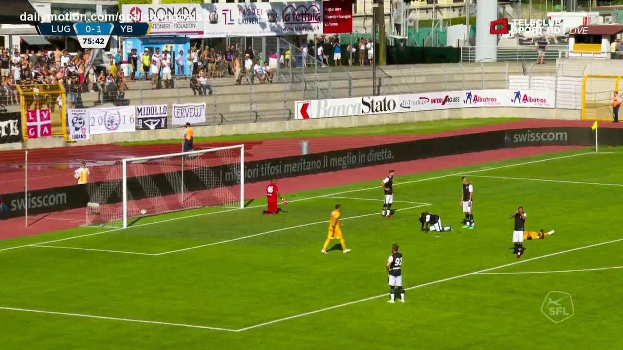 Guillaume Hoarau Goal HD - Lugano 0 - 2 Young Boys - 29.07.2018