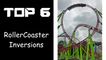 TOP 6 - RollerCoaster Inversions AMAZING!!