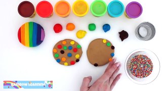 Play Doh How to Make a Rainbow Sandwich Cake * Play Dough Art * Creative Fun * RainbowLear